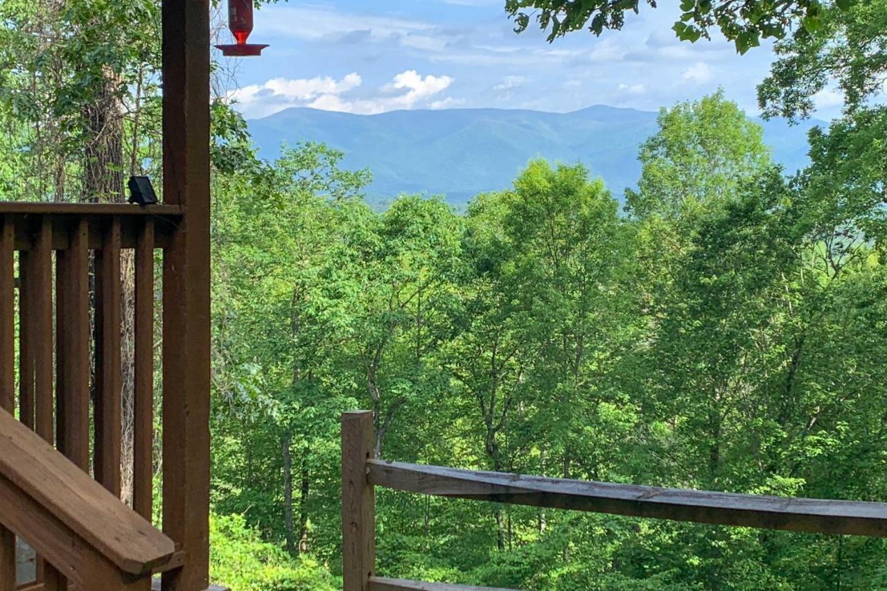 Cozy Cabin With Hot Tub And Smoky Mountain Views! Villa Bryson City Exterior photo